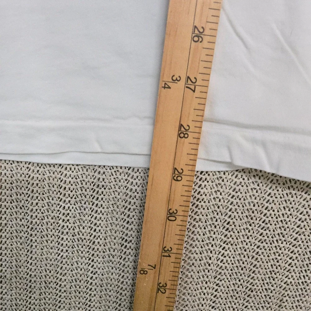 Polo Ralph Lauren Shirt Mens 2XL XXL White Crewneck Graphic Tee Short Sleeve
